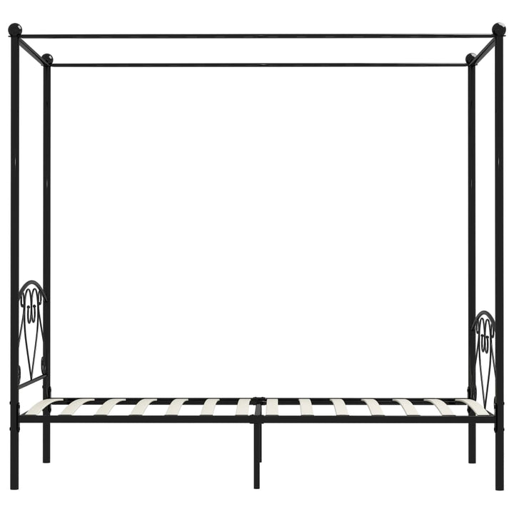sengestel til himmelseng 90 x 200 cm metal sort