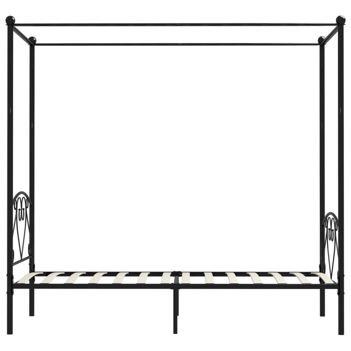 sengestel til himmelseng 120 x 200 cm metal sort