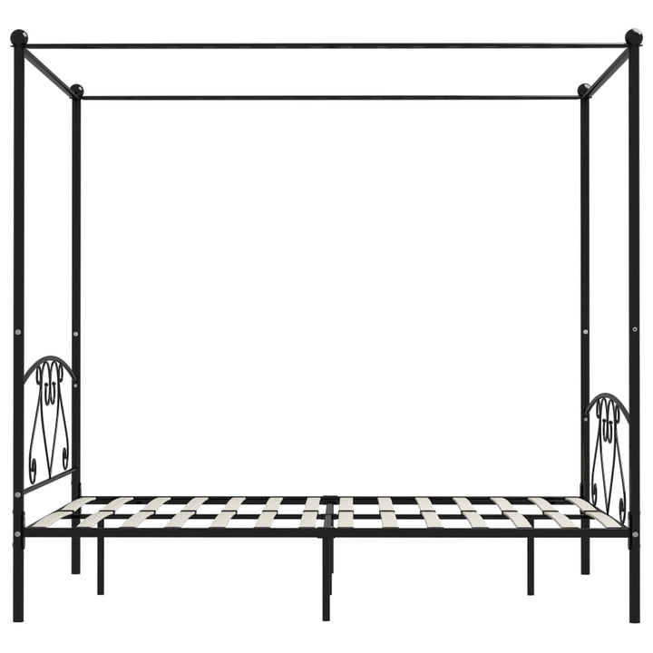 sengestel til himmelseng 160 x 200 cm metal sort