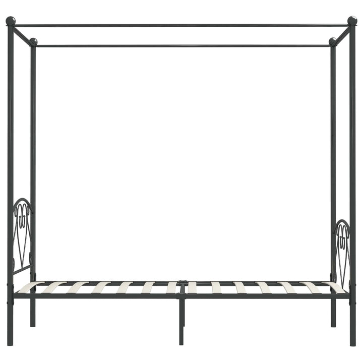 sengestel til himmelseng 100 x 200 cm metal grå