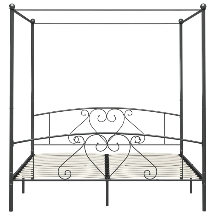 sengestel til himmelseng 200 x 200 cm metal grå