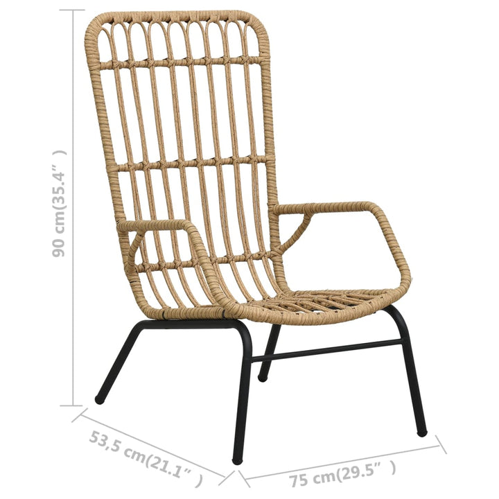 havestol polyrattan lysebrun