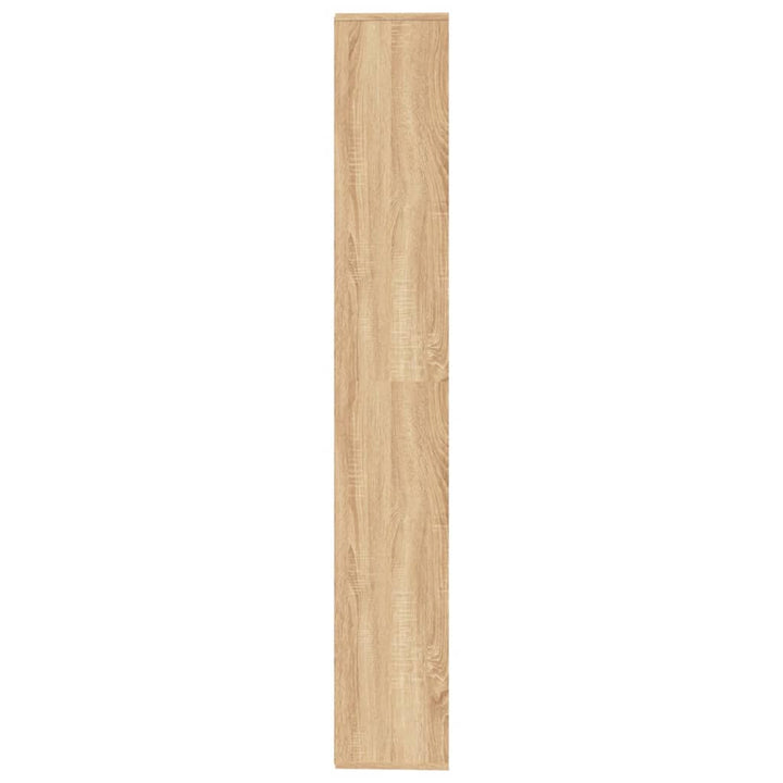 bogreol/rumdeler 155x24x160 cm konstrueret træ sonoma-eg