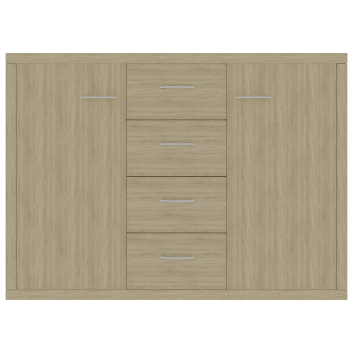 skænk 88x30x65 cm konstrueret træ sonoma-eg