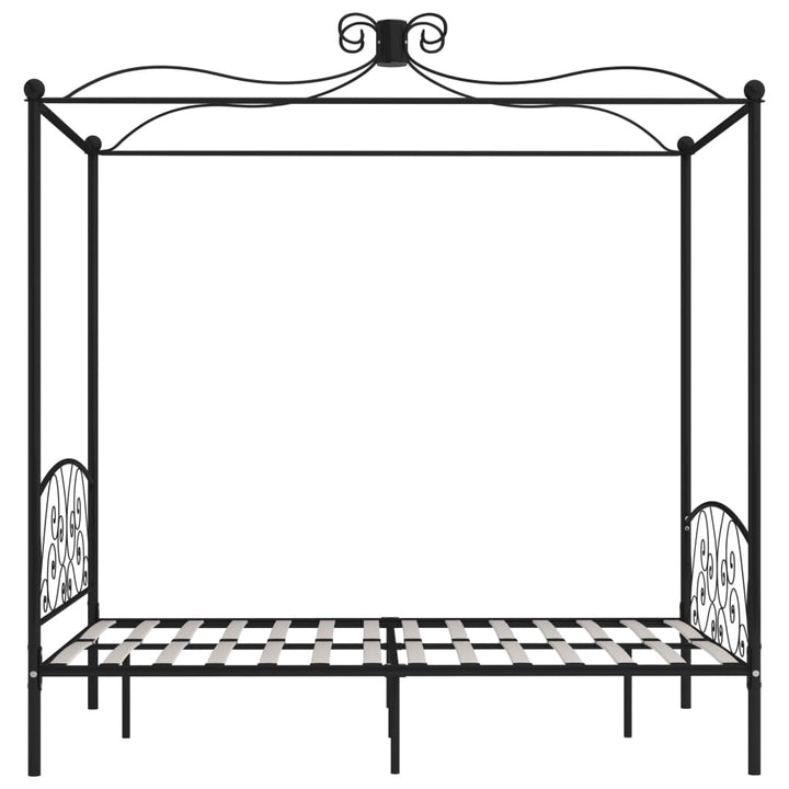 sengestel til himmelseng 120 x 200 cm metal sort