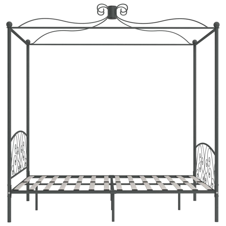 sengestel til himmelseng 160 x 200 cm metal grå