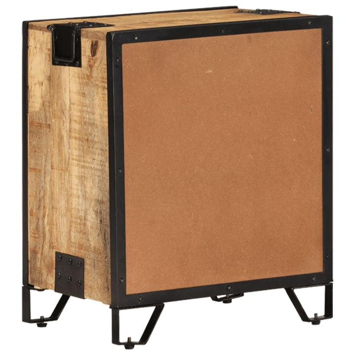 sengeskab 43x30x51 cm massivt ru mangotræ