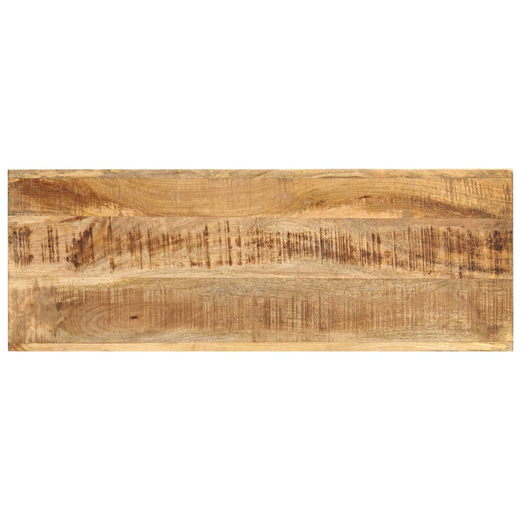 konsolbord 110x35x76 cm massivt mangotræ