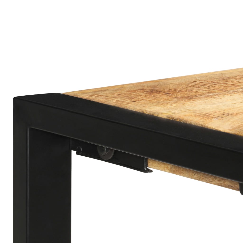 konsolbord 110x35x76 cm massivt mangotræ