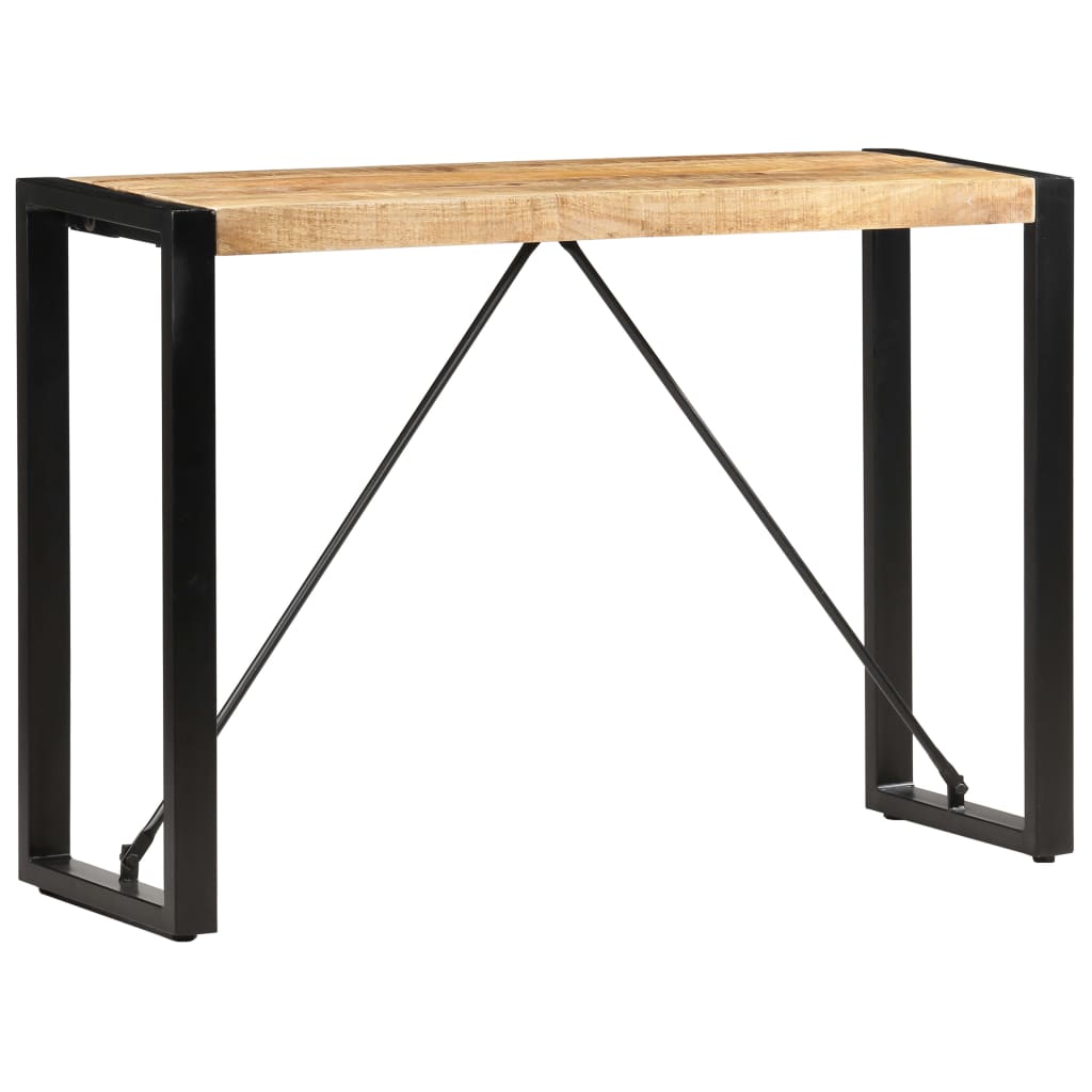 konsolbord 110x35x76 cm massivt mangotræ