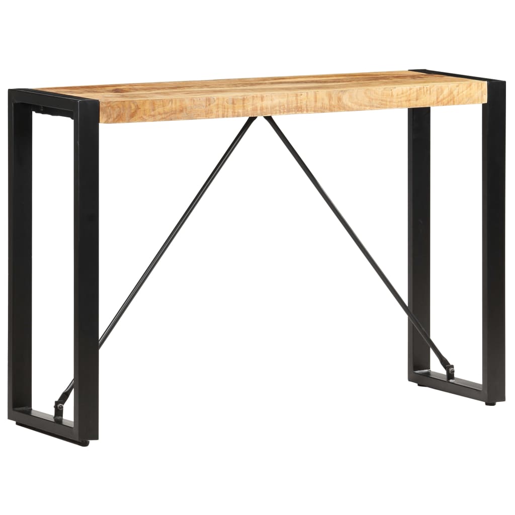 konsolbord 110x35x76 cm massivt mangotræ