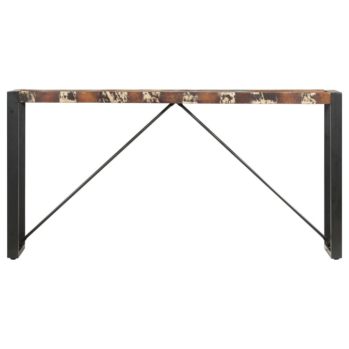konsolbord 150 x 35 x 76 cm massivt genbrugstræ