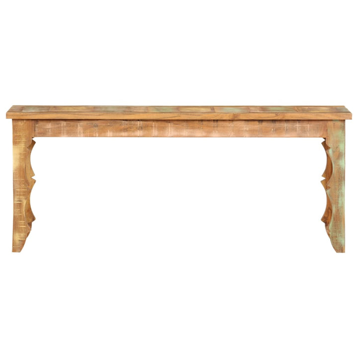 bænk 110x35x45 cm massivt genbrugstræ