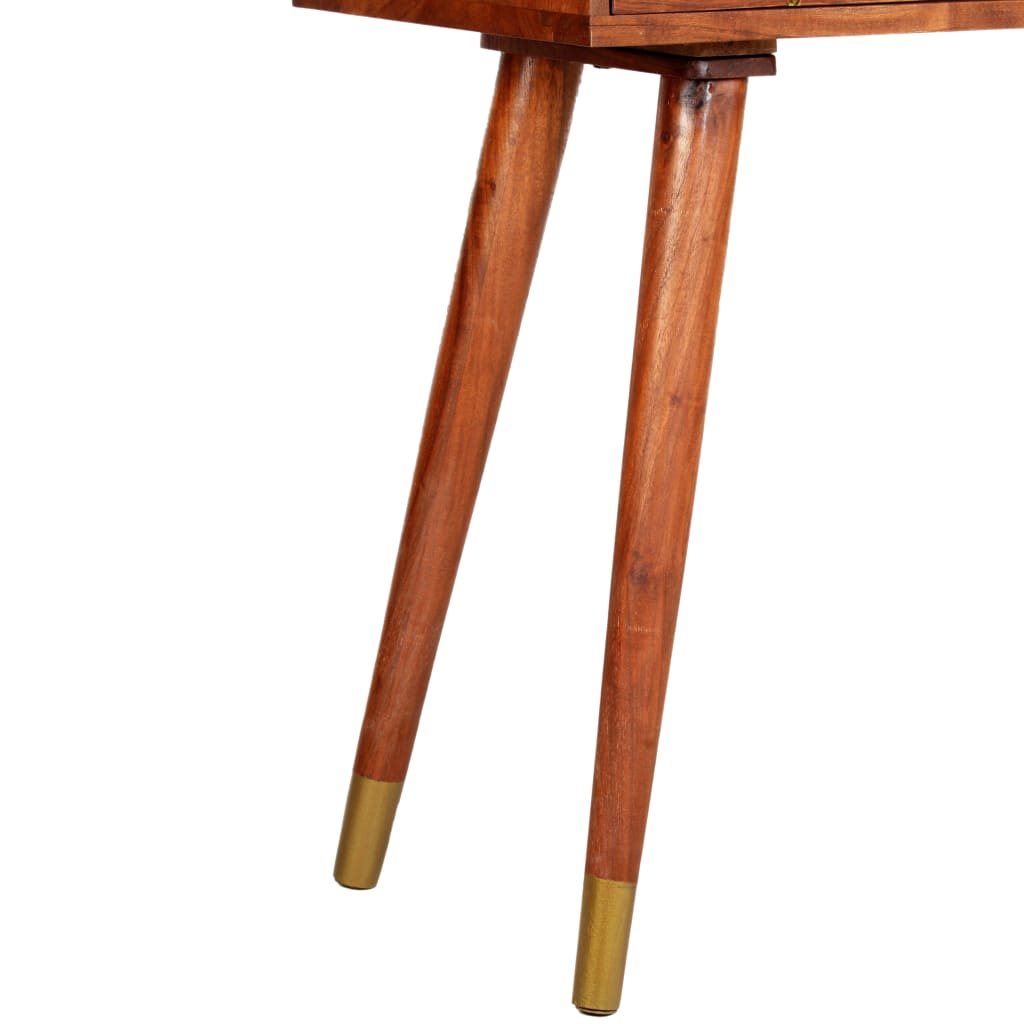 konsolbord 90 x 35 x 76 cm massivt akacietræ