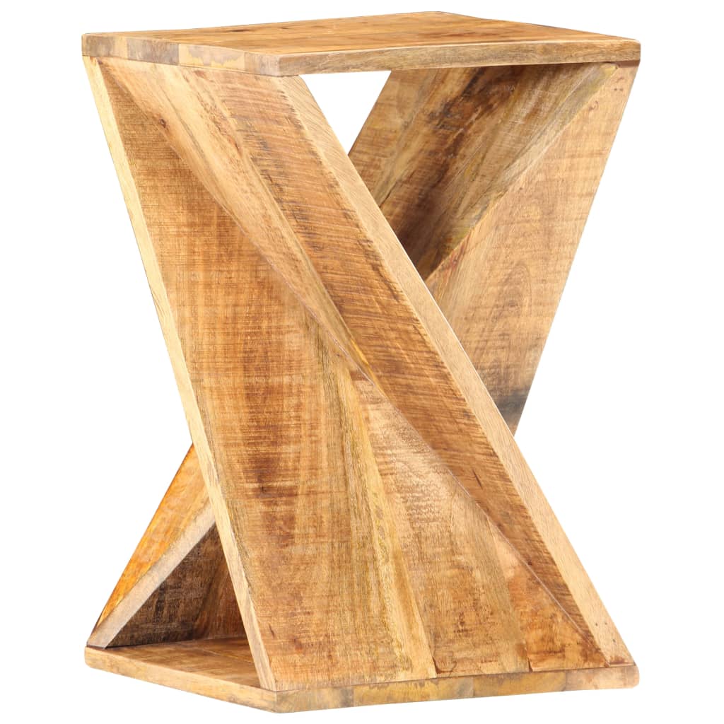 sidebord 35x35x55 cm massivt mangotræ