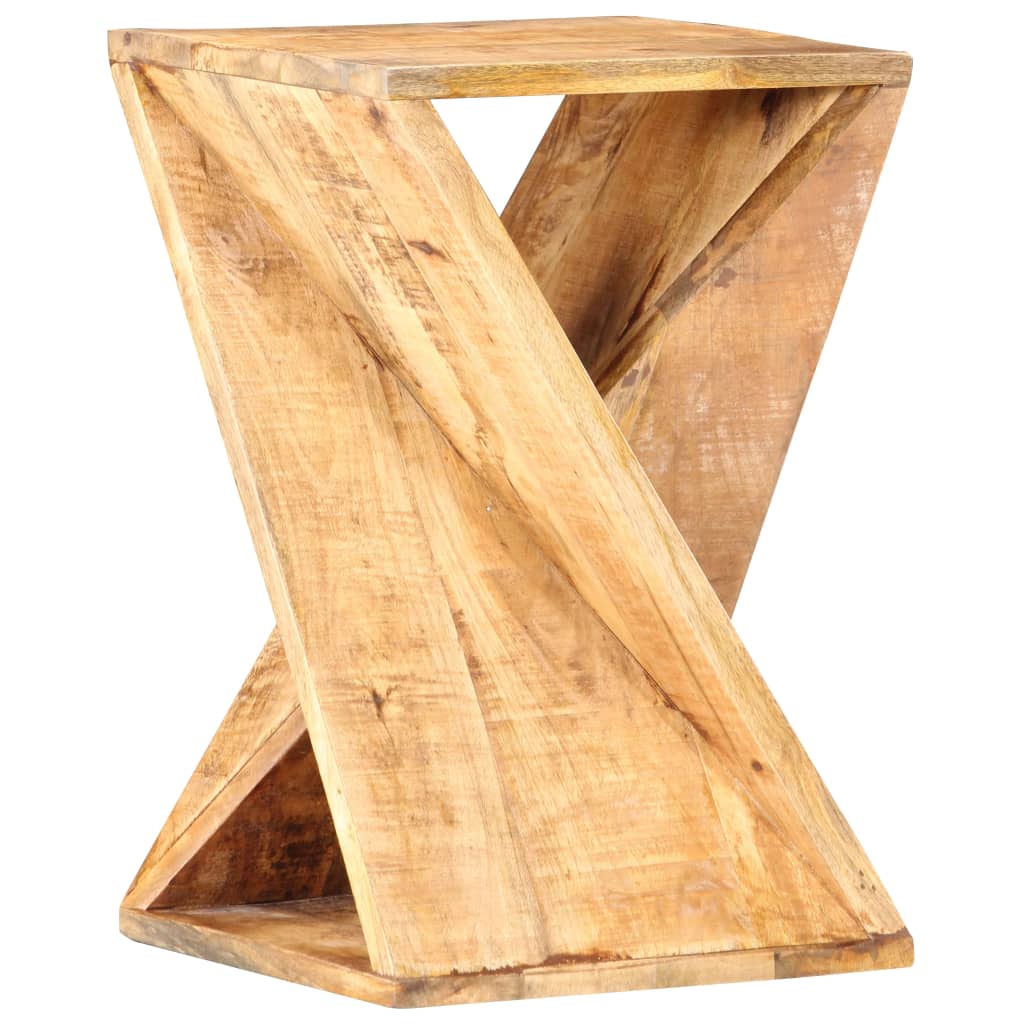 sidebord 35x35x55 cm massivt mangotræ