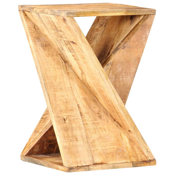sidebord 35x35x55 cm massivt mangotræ