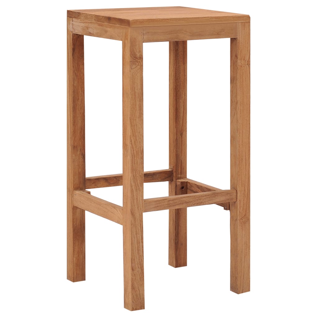 barstole 2 stk. massivt teaktræ