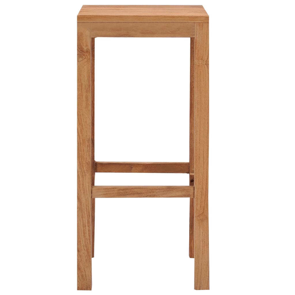 barstole 2 stk. massivt teaktræ