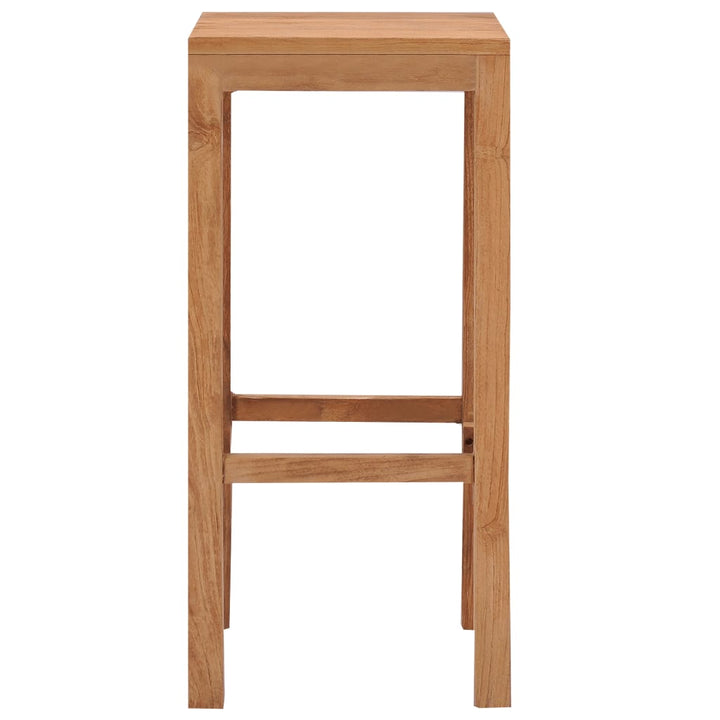 barstole 4 stk. massivt teaktræ