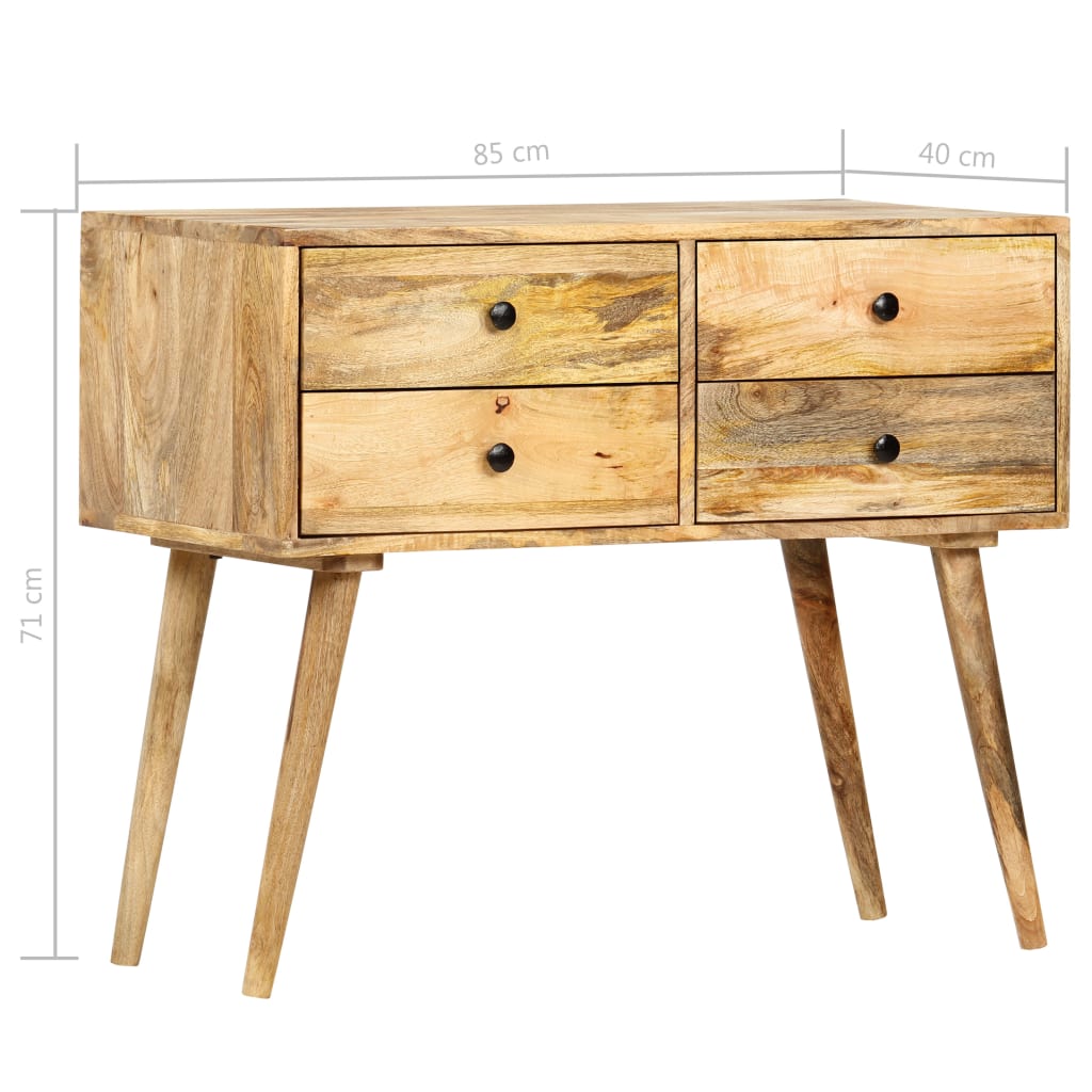 skænk 85 x 40 x 71 cm massivt mangotræ