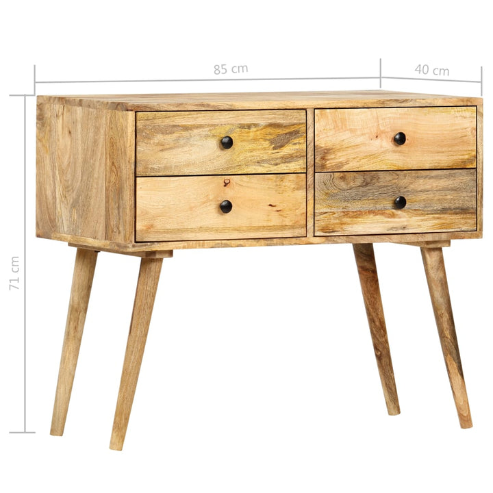 skænk 85 x 40 x 71 cm massivt mangotræ