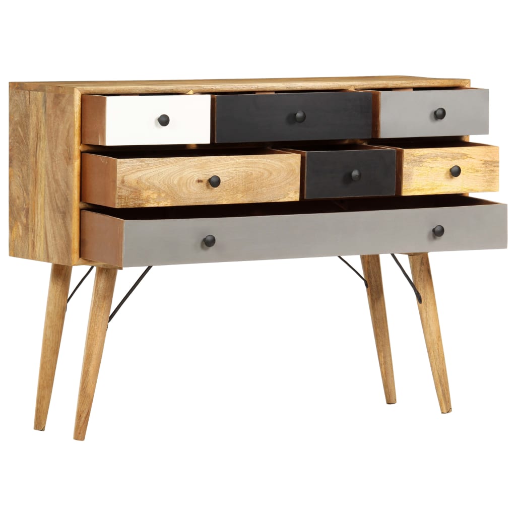 skænk 110 x 30 x 82 cm massivt mangotræ