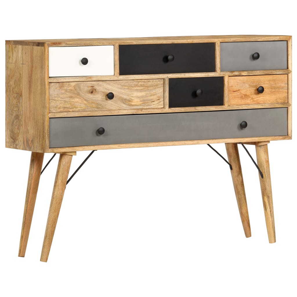 skænk 110 x 30 x 82 cm massivt mangotræ