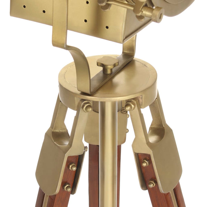gulvlampe med trefod 193 cm massivt mangotræ