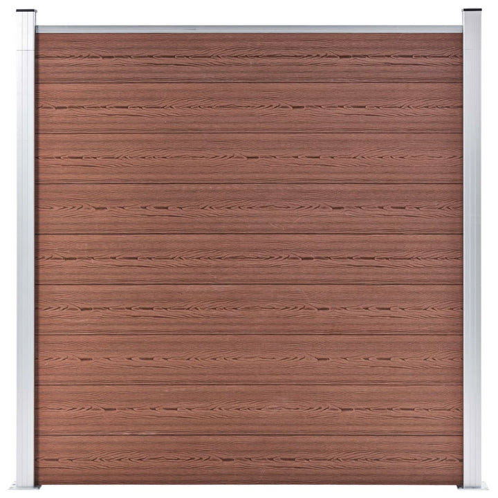 havehegn 180 x 186 cm WPC brun