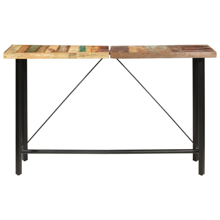 barbord 180x70x107 cm massivt genbrugstræ
