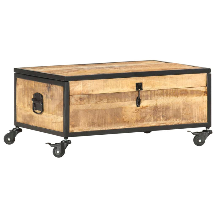 sofabord 70x50x33 cm massivt mangotræ