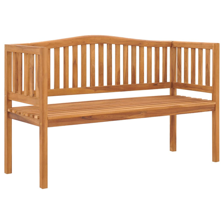 havebænk 150 cm massivt teaktræ
