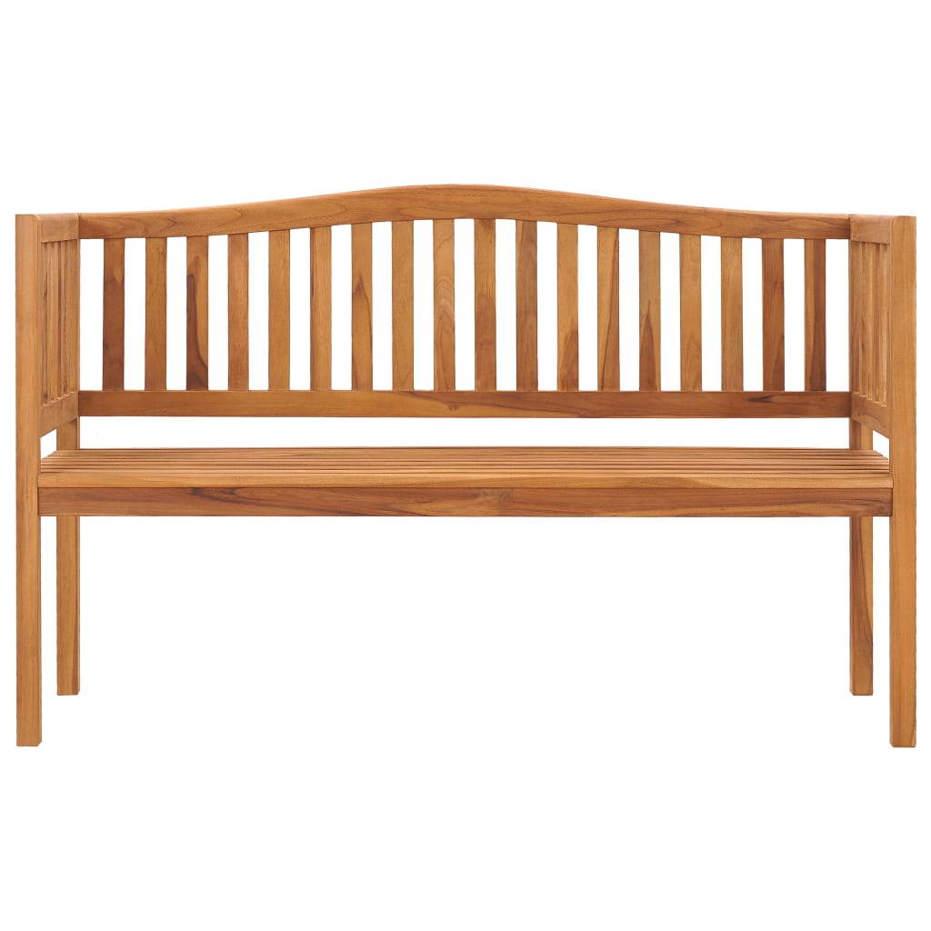 havebænk 150 cm massivt teaktræ