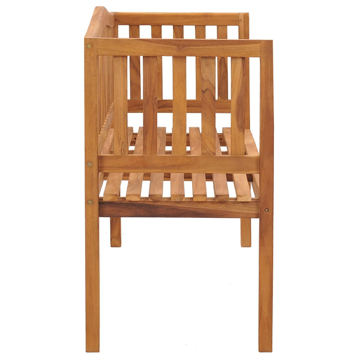 havebænk 150 cm massivt teaktræ