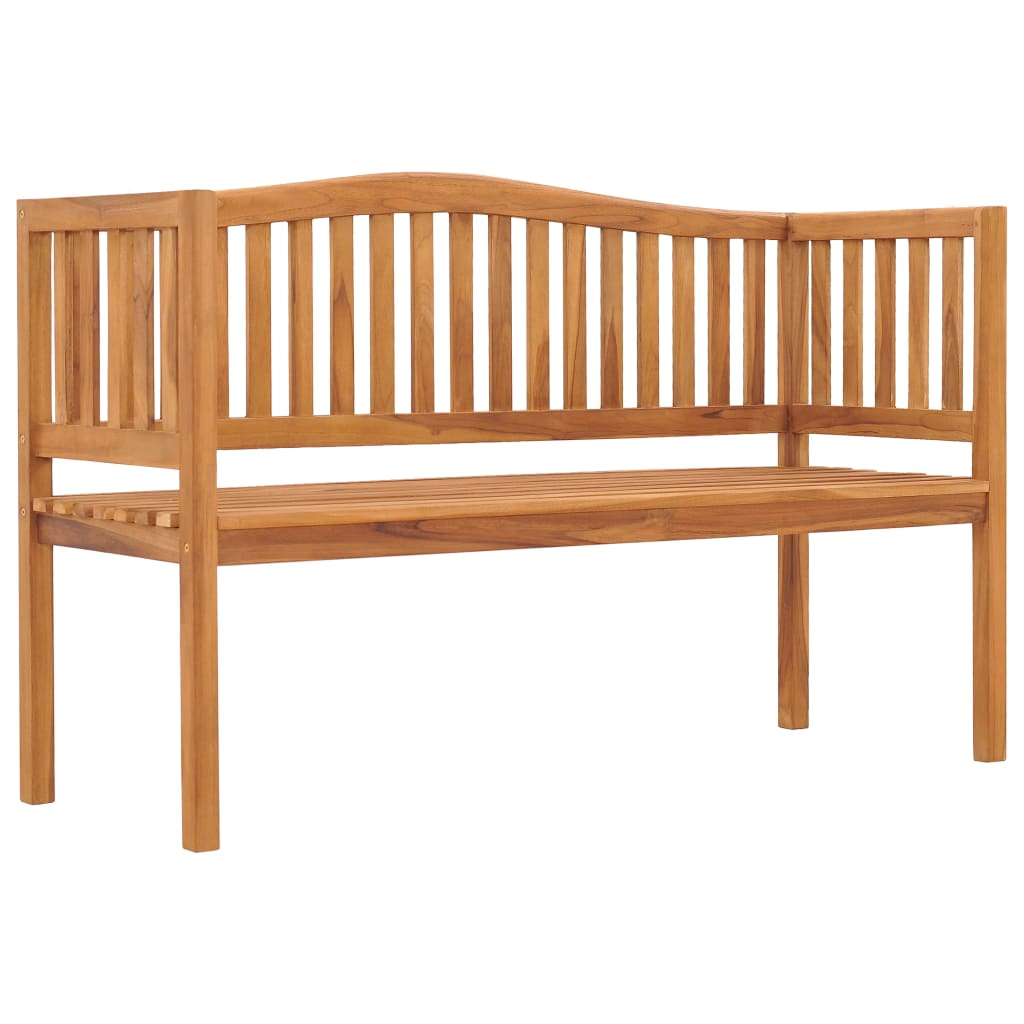 havebænk 150 cm massivt teaktræ