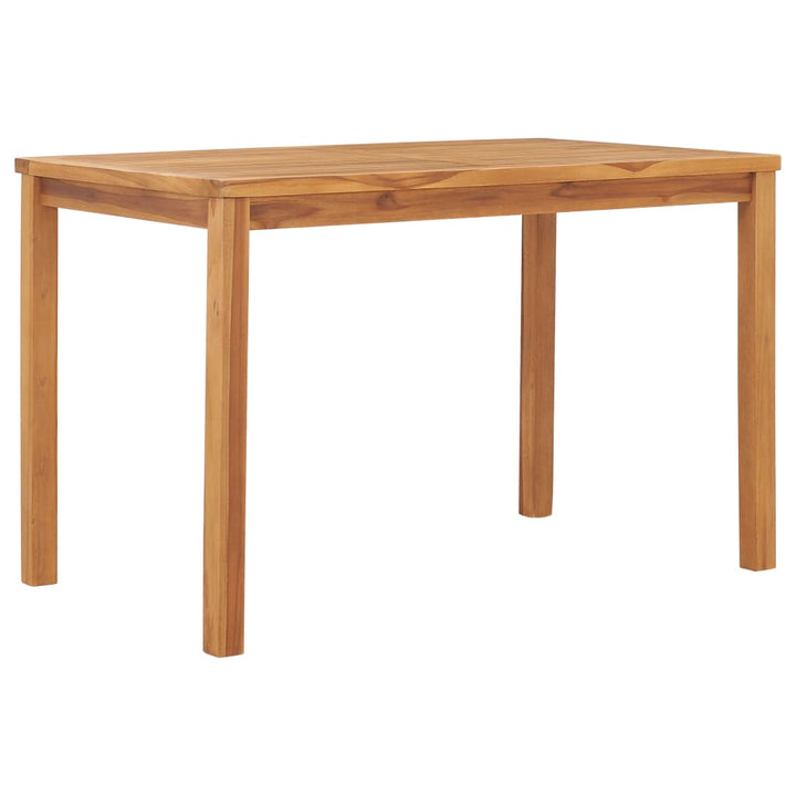 havebord 120x70x77 cm massivt teaktræ