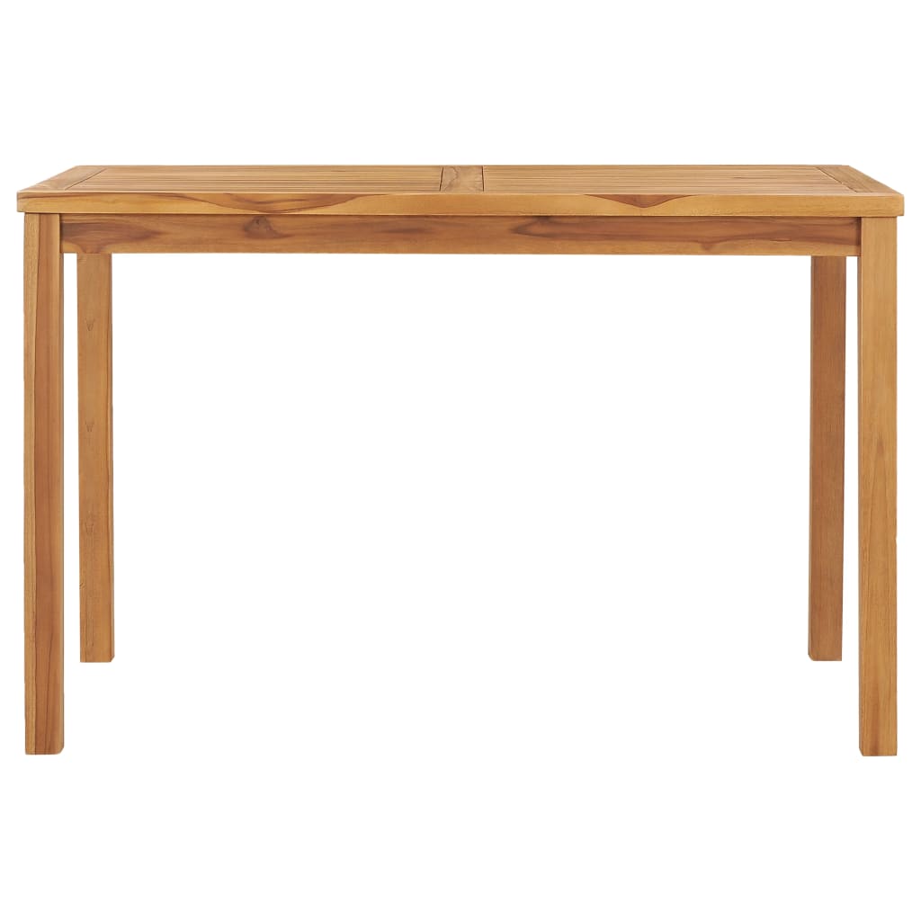 havebord 120x70x77 cm massivt teaktræ