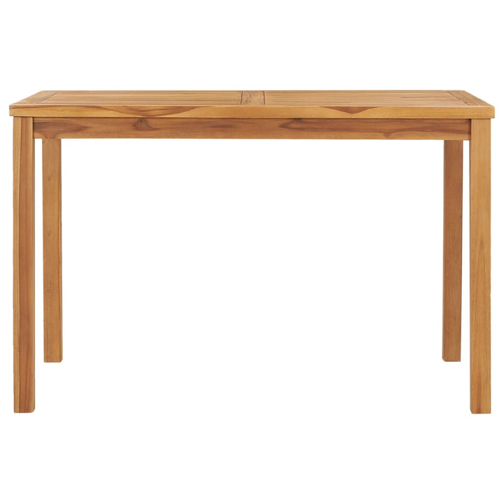 havebord 120x70x77 cm massivt teaktræ