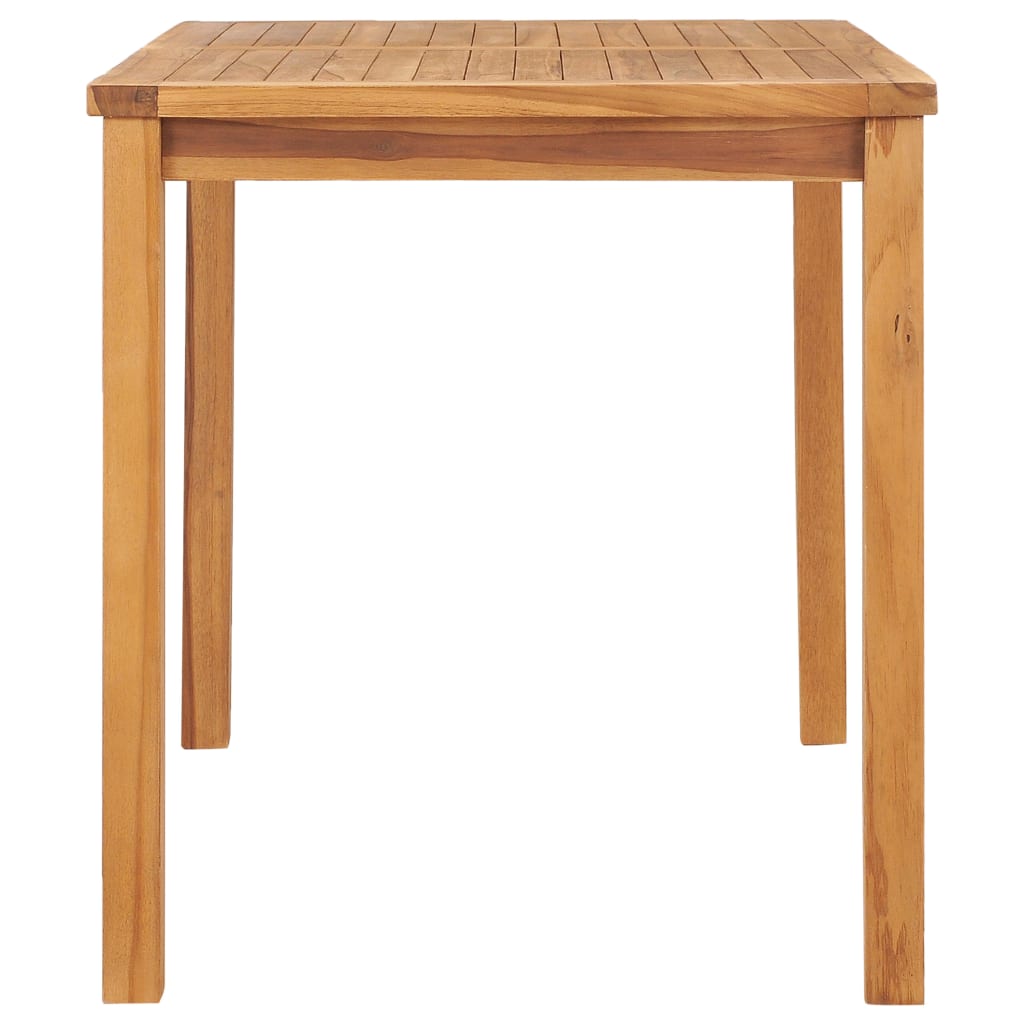 havebord 120x70x77 cm massivt teaktræ