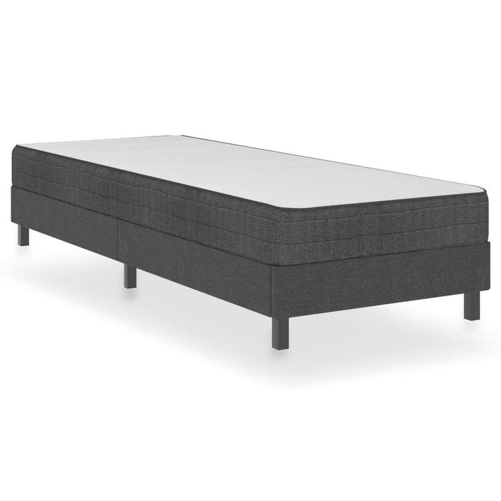 sengestel til boxmadras 100x200 cm stof grå