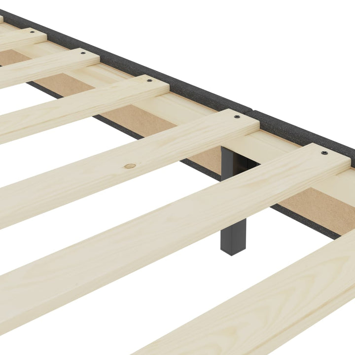 sengestel til boxmadras 100x200 cm stof grå