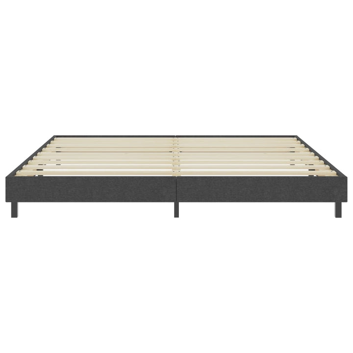 sengestel til boxmadras 200x200 cm stof grå