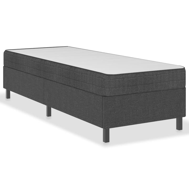 sengestel til boxmadras 90x200 cm stof grå