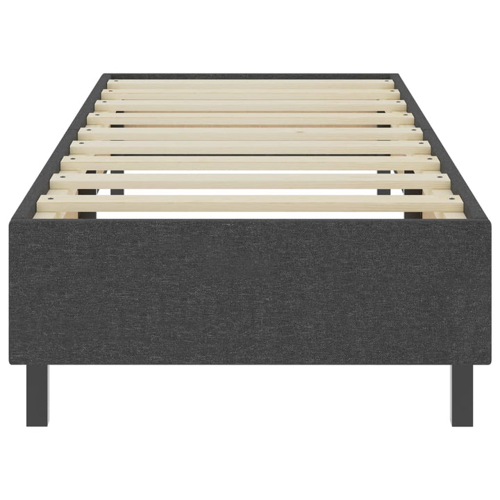 sengestel til boxmadras 90x200 cm stof grå