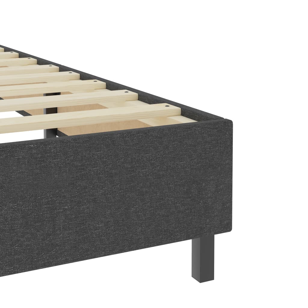 sengestel til boxmadras 90x200 cm stof grå