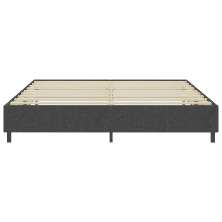 sengestel til boxmadras 200x200 cm stof grå