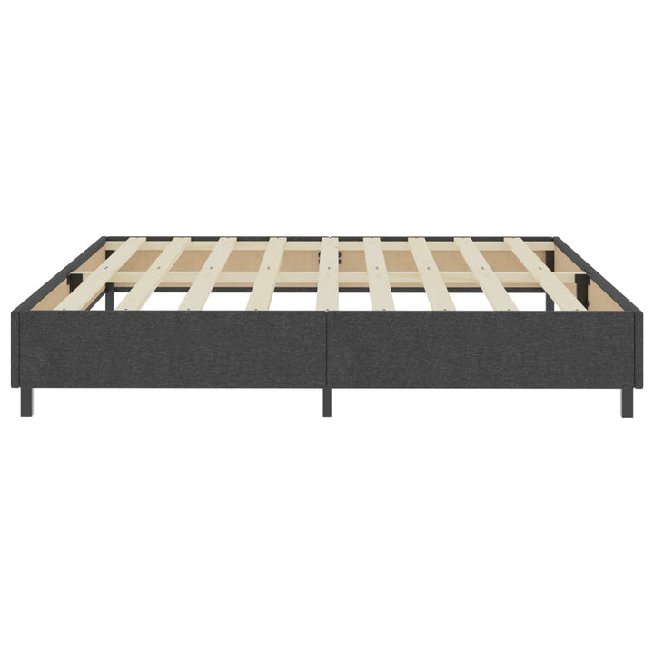 sengestel til boxmadras 200x200 cm stof grå