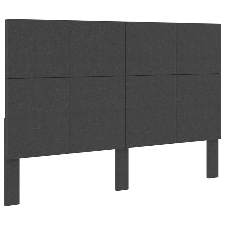 sengegavl 180x200 cm stof mørkegrå