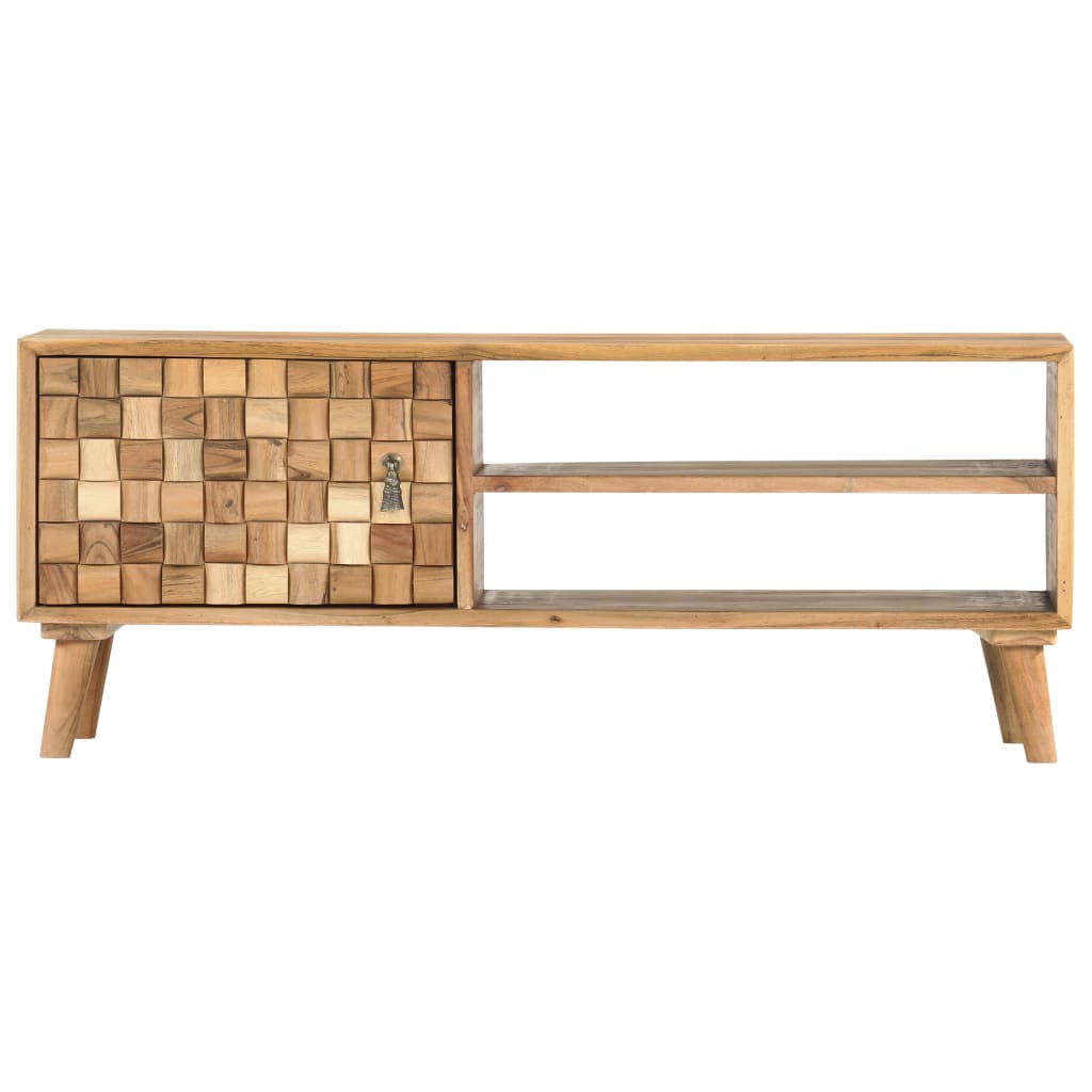 tv-skab 100x35x40 cm massivt akacietræ